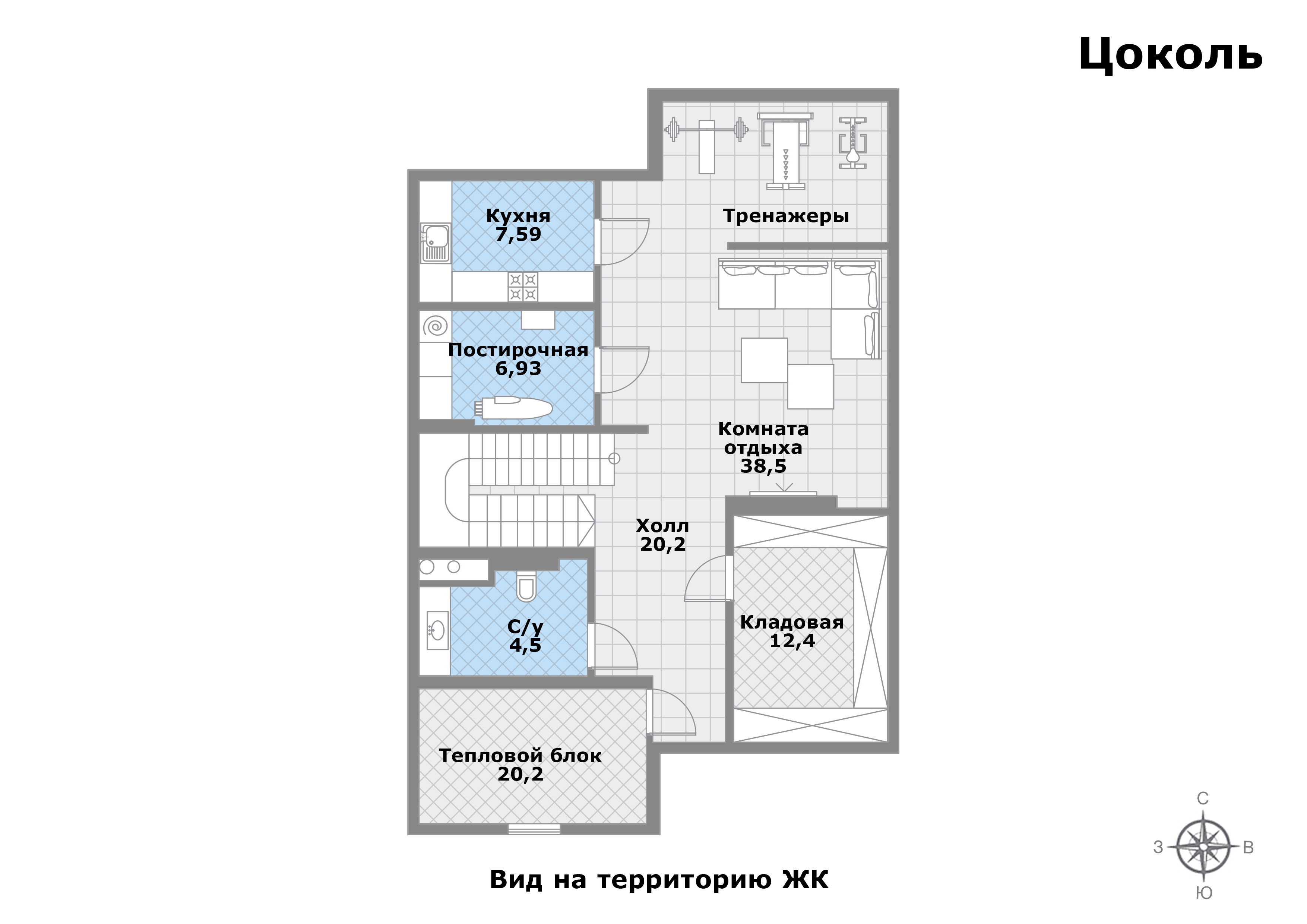 Планировка Таунхаус с 5 спальнями 420 м2 в посёлке ЖК Берег столицы Фото 4