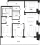 Планировка Квартира с 3 спальнями 104.92 м2 в ЖК Republic