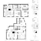 Планировка Апартаменты с 4 спальнями 274.4 м2 в ЖК Titul на Серебрянической