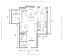 Планировка Квартира с 2 спальнями 111.7 м2 в ЖК Turandot Residences