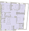 Планировка Квартира с 4 спальнями 180.7 м2 в ЖК Turandot Residences