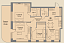 Планировка Квартира с 3 спальнями 82.2 м2 в ЖК Stories