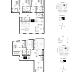 Планировка Апартаменты с 5 спальнями 296.4 м2 в ЖК Titul на Серебрянической