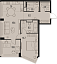 Планировка Квартира с 2 спальнями 73.5 м2 в ЖК High Life