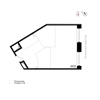 Планировка Апартаменты с 1 спальней 49.72 м2 в ЖК Руновский 14