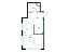 Планировка Апартаменты с 1 спальней 44.2 м2 в ЖК Level Южнопортовая