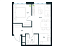 Планировка Апартаменты с 1 спальней 35.2 м2 в ЖК Level Южнопортовая
