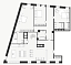 Планировка Квартира с 3 спальнями 200.2 м2 в ЖК Artisan