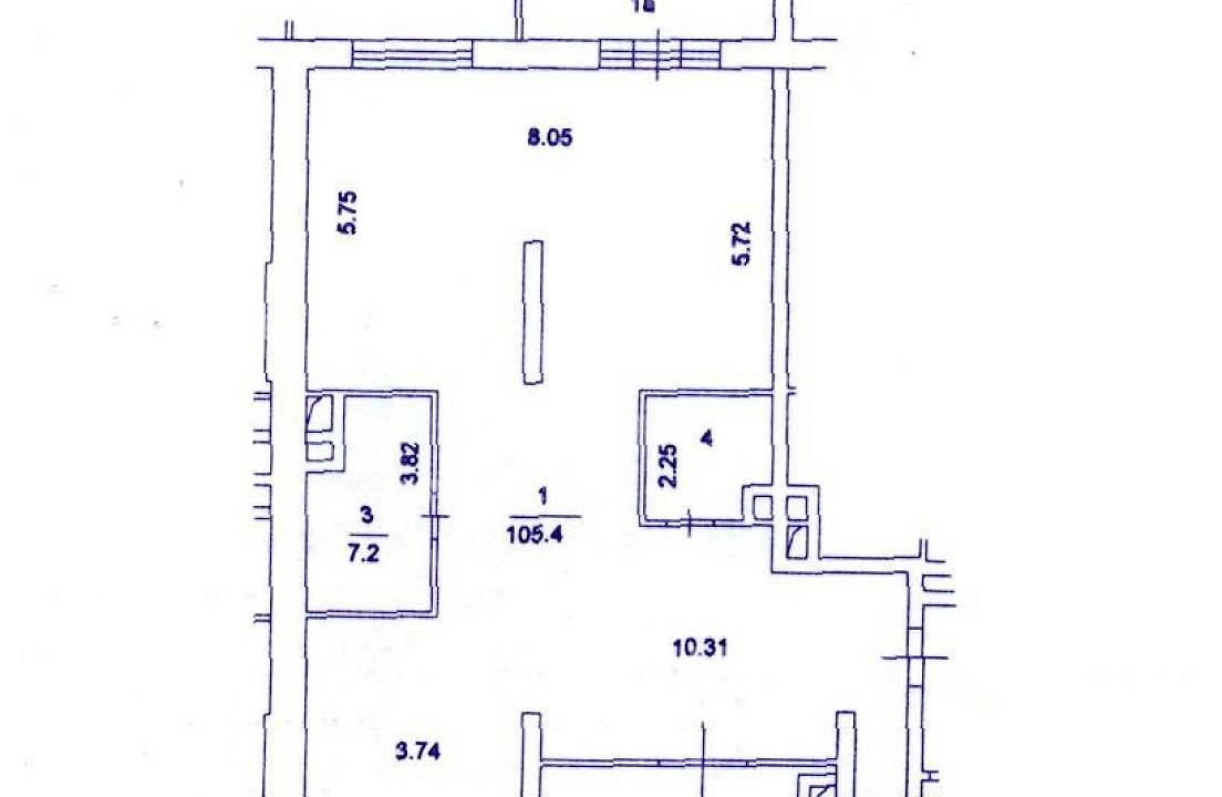 Квартира с 2 спальнями 155.6 м2 в ЖК Дом на Покровском Бульваре