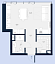 Планировка Апартаменты с 1 спальней 33.8 м2 в ЖК Logos