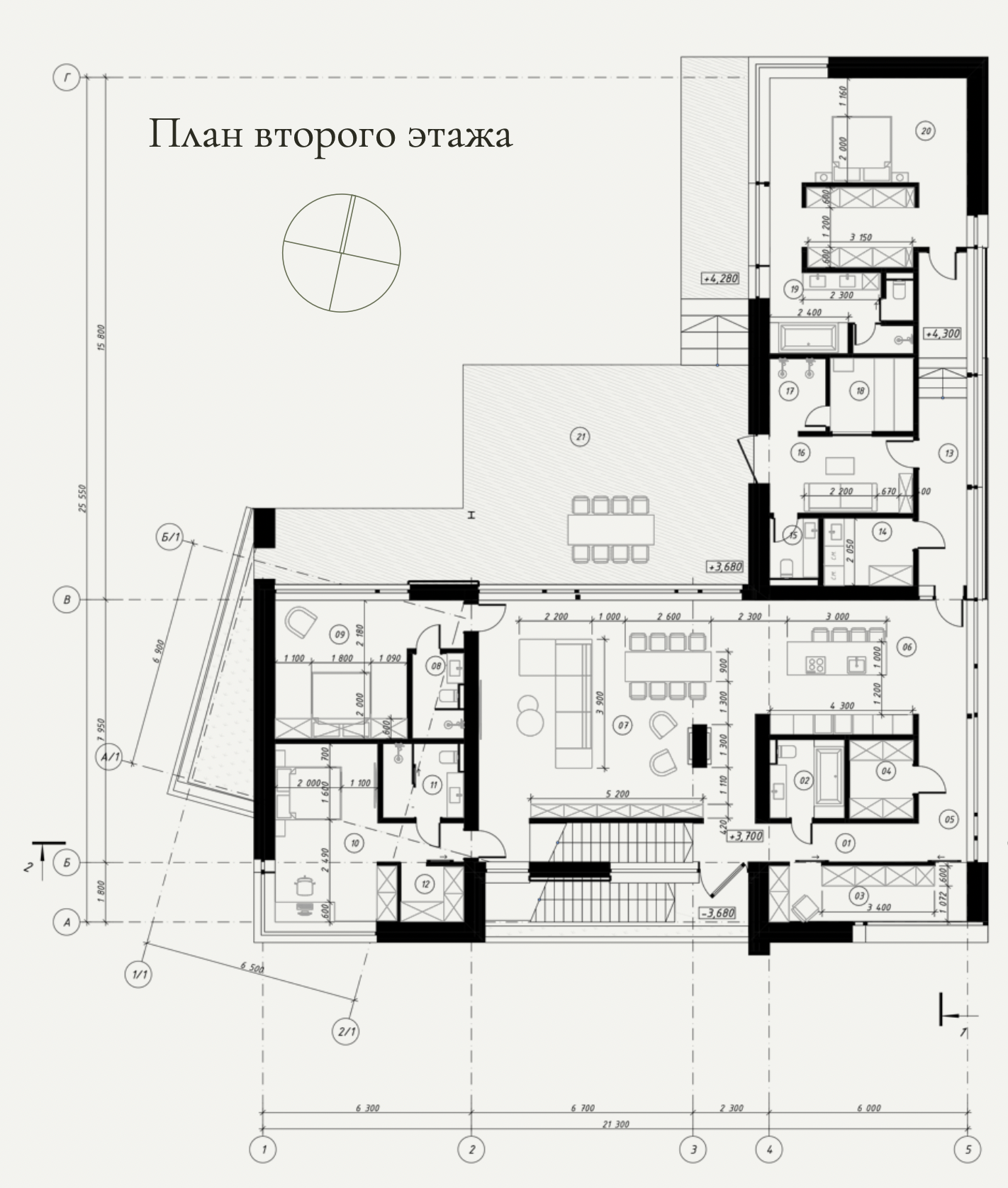 Планировка Домовладение с 3 спальнями 347 м2 в посёлке Эссенс