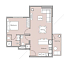 Планировка 1-комнатная квартира 76.2 м2 в ЖК V1TER Residence